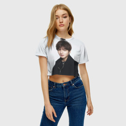 Женская футболка Crop-top 3D Lee Min Ho - фото 2