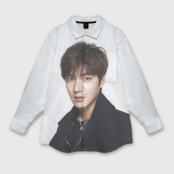 Женская рубашка oversize 3D Lee Min Ho