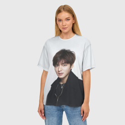 Женская футболка oversize 3D Lee Min Ho - фото 2