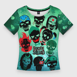 Женская футболка 3D Slim Suicide Squad