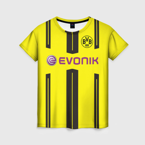 Женская футболка 3D Borussia Dortmund, цвет 3D печать