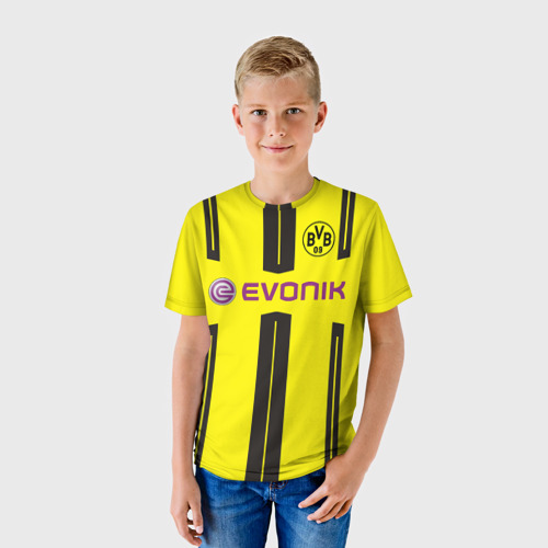 Детская футболка 3D Borussia Dortmund, цвет 3D печать - фото 3