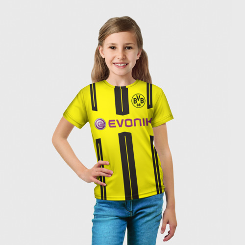 Детская футболка 3D Borussia Dortmund, цвет 3D печать - фото 5