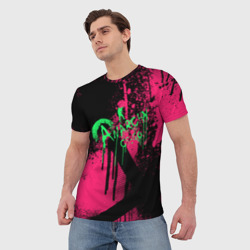 Мужская футболка 3D Cs:go - Neon Revolution - фото 2