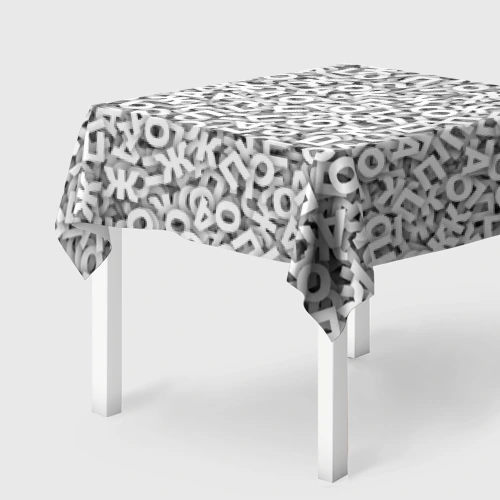 Скатерть 3D Буквы