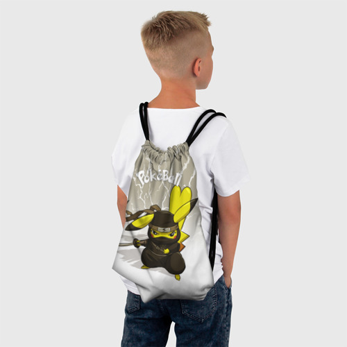 Рюкзак-мешок 3D Pikachu - фото 4