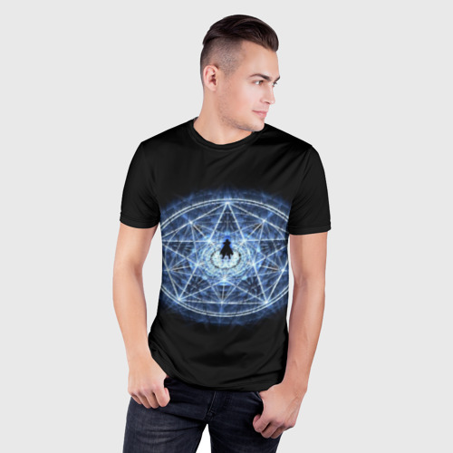 Мужская футболка 3D Slim Цельнометаллический алхимик - фото 3