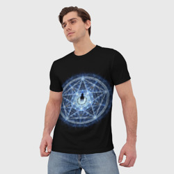 Мужская футболка 3D Цельнометаллический алхимик - фото 2