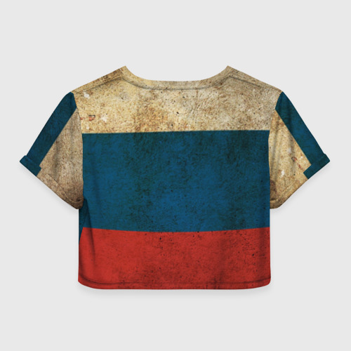 Женская футболка Crop-top 3D цвета, цвет 3D печать - фото 2