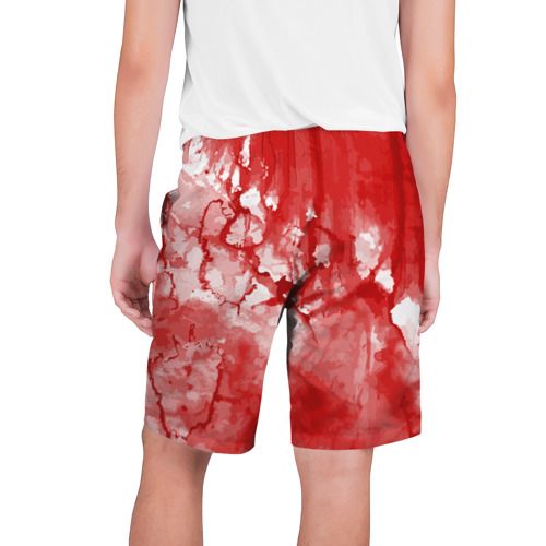 Мужские шорты 3D Кровь, цвет 3D печать - фото 2