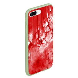 Чехол для iPhone 7Plus/8 Plus матовый Кровь акварельная на Хеллоуин - фото 2