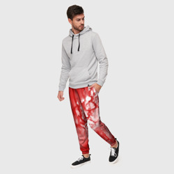 Мужские брюки 3D Кровь акварельная на Хеллоуин - фото 2