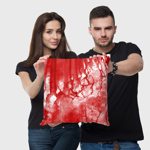 Подушка 3D Кровь, цвет 3D (флис) - фото 3