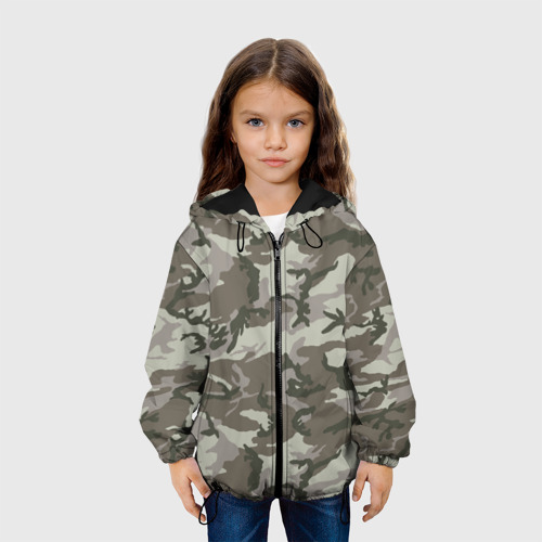 Детская куртка 3D Камуфляж, цвет черный - фото 4