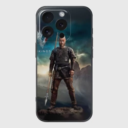 Чехол для iPhone 16 Pro Max силиконовый с защитой камеры Викинги - Рагнар Лодброк