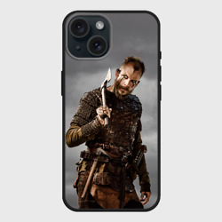 Чехол силиконовый для Apple iPhone 15 матовый Флоки