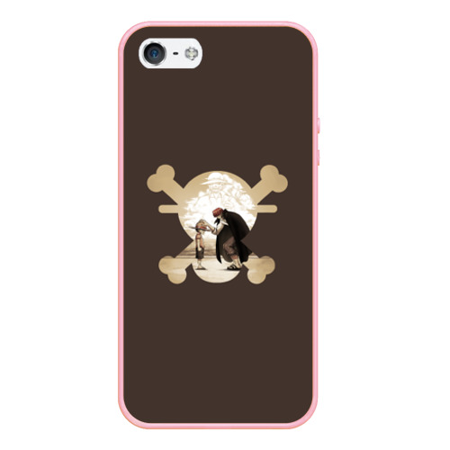 Чехол для iPhone 5/5S матовый Черепушка One Piece