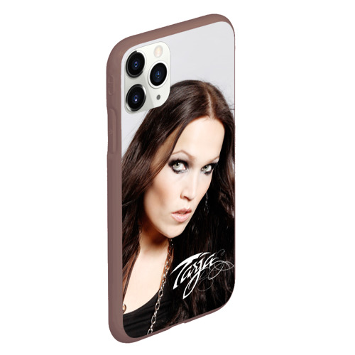 Чехол для iPhone 11 Pro матовый с принтом Tarja Turunen Nightwish, вид сбоку #3