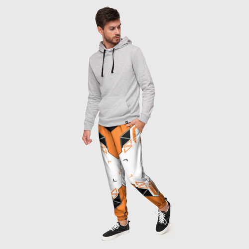 Мужские брюки 3D Cs Go Asiimov, цвет 3D печать - фото 3