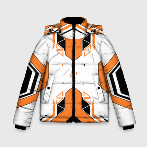 Зимняя куртка для мальчиков 3D Cs Go Asiimov, цвет светло-серый