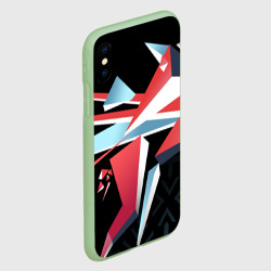 Чехол для iPhone XS Max матовый Cs:go - Point Disarray style 2 Буйство красок - фото 2