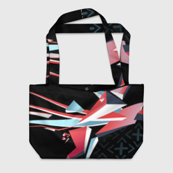 Пляжная сумка 3D Cs:go - Point Disarray style 2 Буйство красок