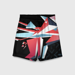 Детские спортивные шорты 3D Cs:go - Point Disarray style 2 Буйство красок