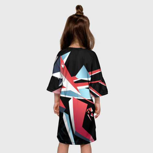 Детское платье 3D Cs:go - Point Disarray style 2 Буйство красок - фото 5