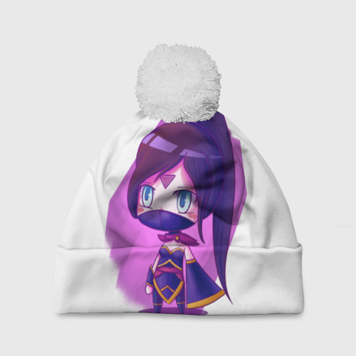 Шапка 3D c помпоном Templar Assassin Cute, цвет 3D печать