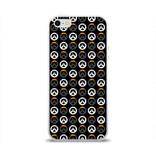 Чехол для Apple iPhone 5/5S силиконовый глянцевый Overwatch Multi Logo (2) Фото 01 Чехол для Apple iPhone 5/5S силиконовый глянцевый Overwatch Multi Logo (2) Фото 01