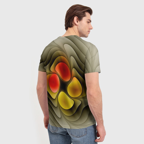 Мужская футболка 3D Абстракция 9, цвет 3D печать - фото 4