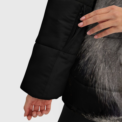 Женская зимняя куртка Oversize Взгляд, цвет черный - фото 6