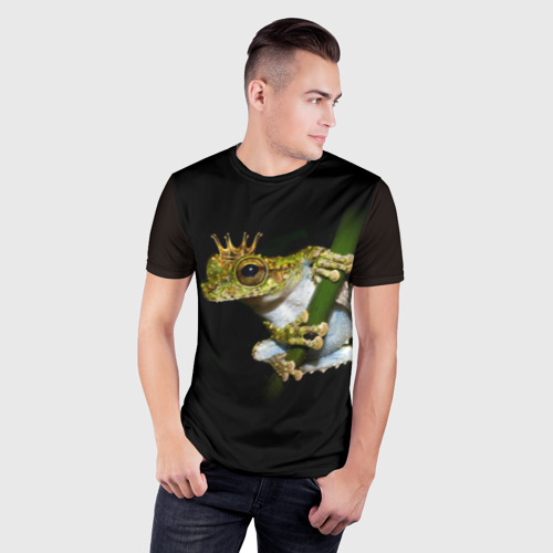 Мужская футболка 3D Slim Царевна-Лягушка, цвет 3D печать - фото 3