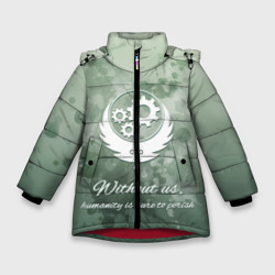 Зимняя куртка для девочек 3D Сила Братства Стали