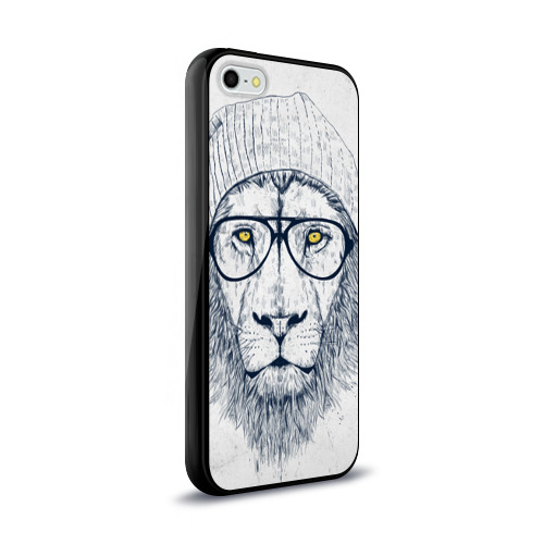 Чехол для iPhone 5/5S глянцевый Cool Lion Фото 01 Чехол для iPhone 5/5S глянцевый Cool Lion Фото 01