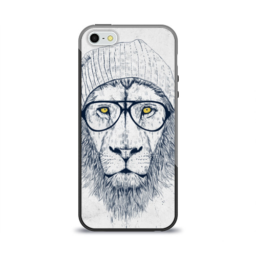 Чехол для iPhone 5/5S глянцевый Cool Lion Фото 01 Чехол для iPhone 5/5S глянцевый Cool Lion Фото 01
