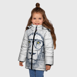 Зимняя куртка для девочек 3D Cool Lion - фото 2