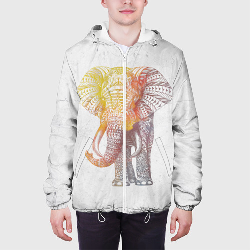 Мужская куртка 3D Solar Elephant, цвет 3D печать - фото 4