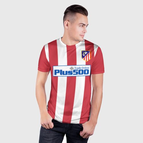 Мужская футболка 3D Slim Atletico, цвет 3D печать - фото 3