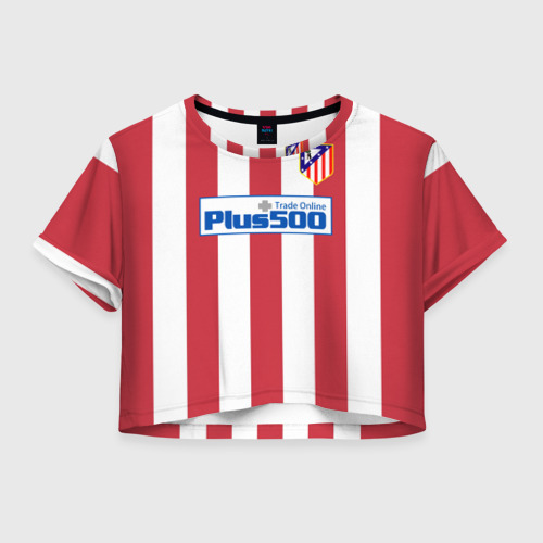 Женская футболка Crop-top 3D Atletico Фото 01 Женская футболка Crop-top 3D Atletico Фото 01