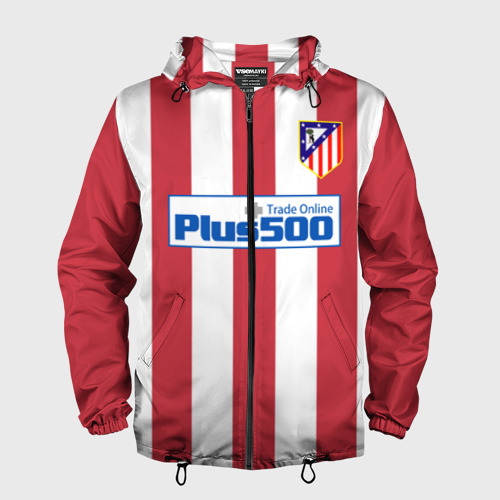 Мужская ветровка 3D Atletico Фото 01 Мужская ветровка 3D Atletico Фото 01