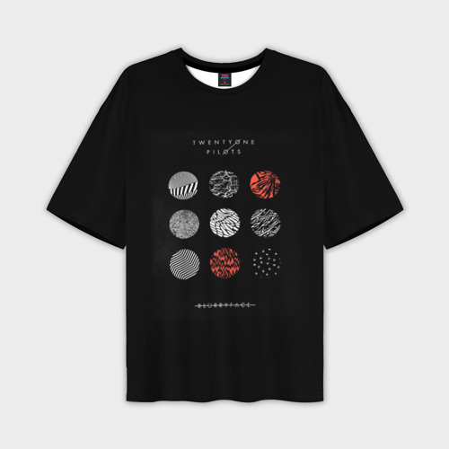 Мужская футболка oversize 3D Twenty one pilots, цвет 3D печать