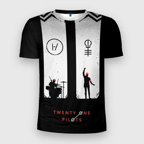 Мужская футболка 3D Slim Twenty one pilots, цвет 3D печать