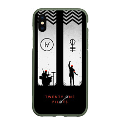 Чехол для iPhone XS Max матовый Twenty one pilots