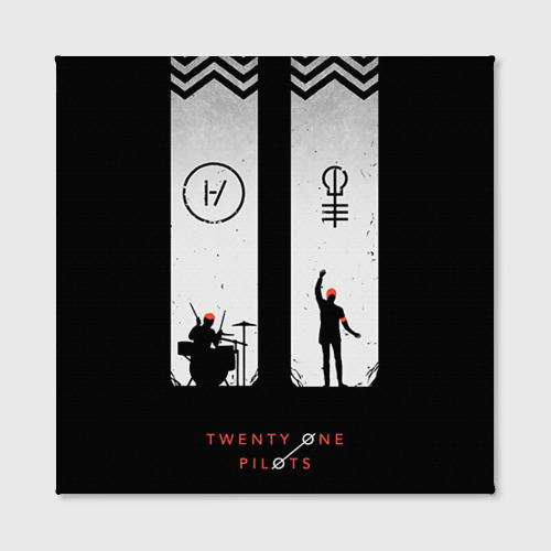 Холст квадратный Twenty one pilots - фото 2