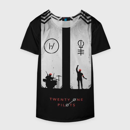 Накидка на куртку 3D Twenty one pilots, цвет 3D печать - фото 4