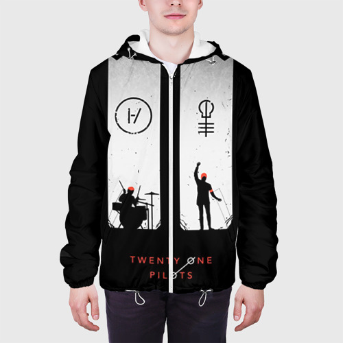 Мужская куртка 3D Twenty one pilots, цвет 3D печать - фото 4