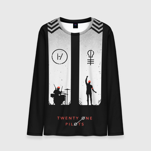 Мужской лонгслив 3D Twenty one pilots