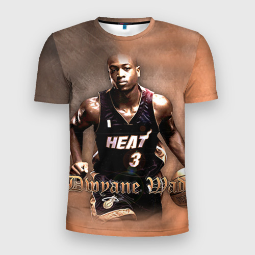 Мужская футболка 3D Slim Баскетболист Dwyane Wade, цвет 3D печать