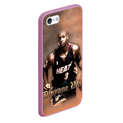 Чехол для iPhone 5/5S матовый Баскетболист Dwyane Wade - фото 3